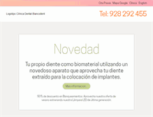 Tablet Screenshot of blancodent.com